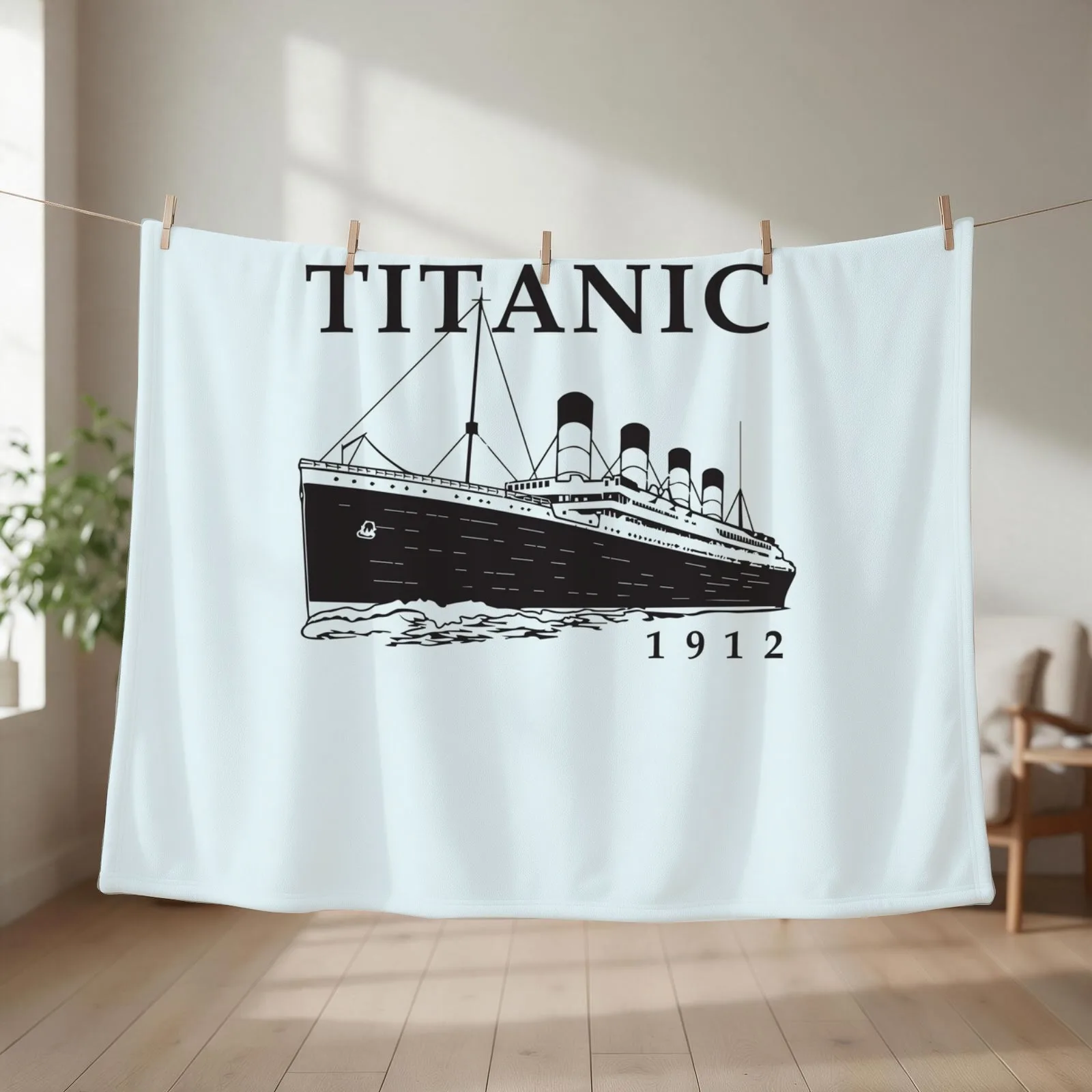 New Titanic Queen of the Ocean Vintage Cruise Sinking Ship Atlantic Voyage Throw Blanket Blankets For Baby Winter beds Blankets
