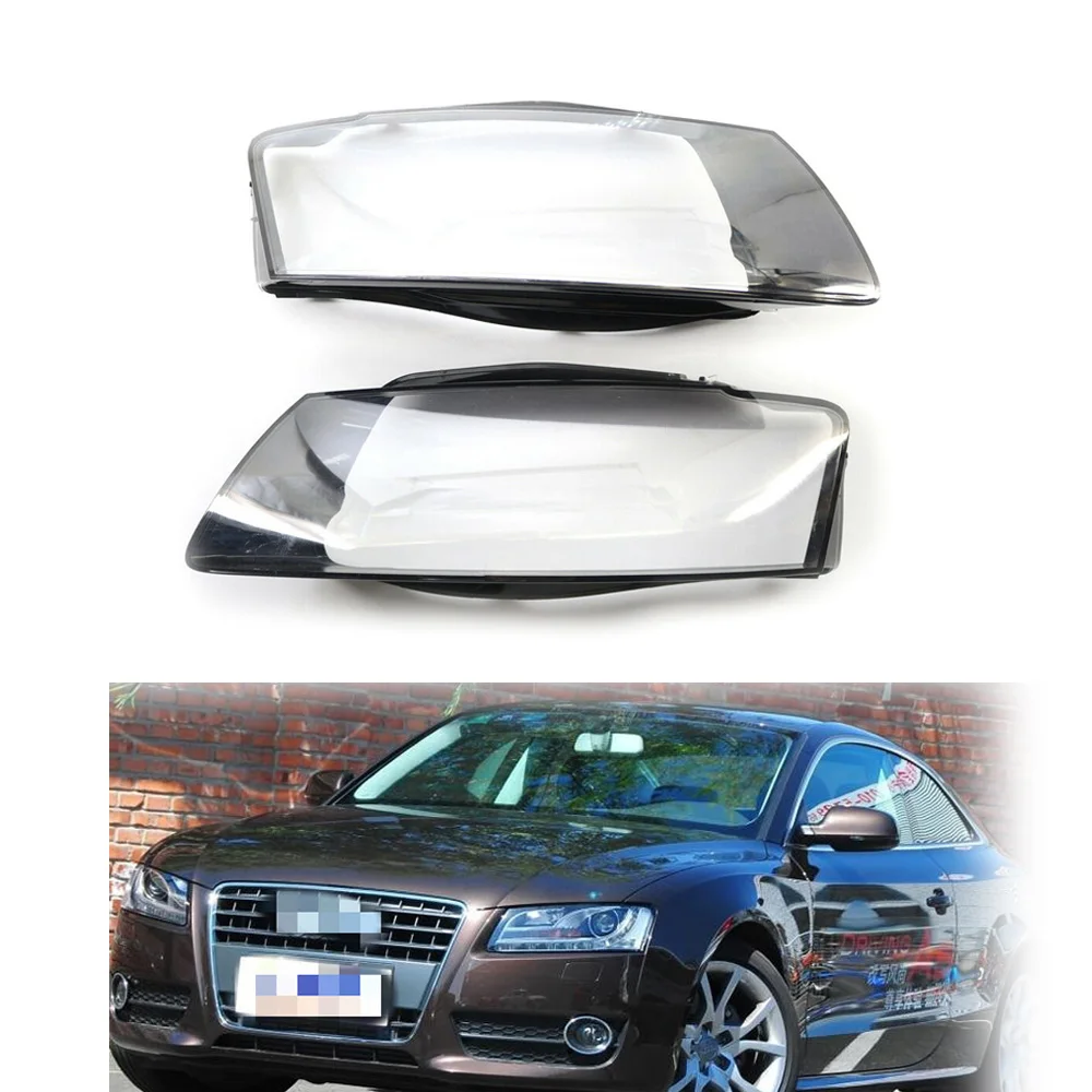 Original OEM Quality Fit For AUDI A5 S5 RS5 S-Line 2008-2012 Car Headlight Lens Cover 8T0941029 8T0941030 Headlamp Shell