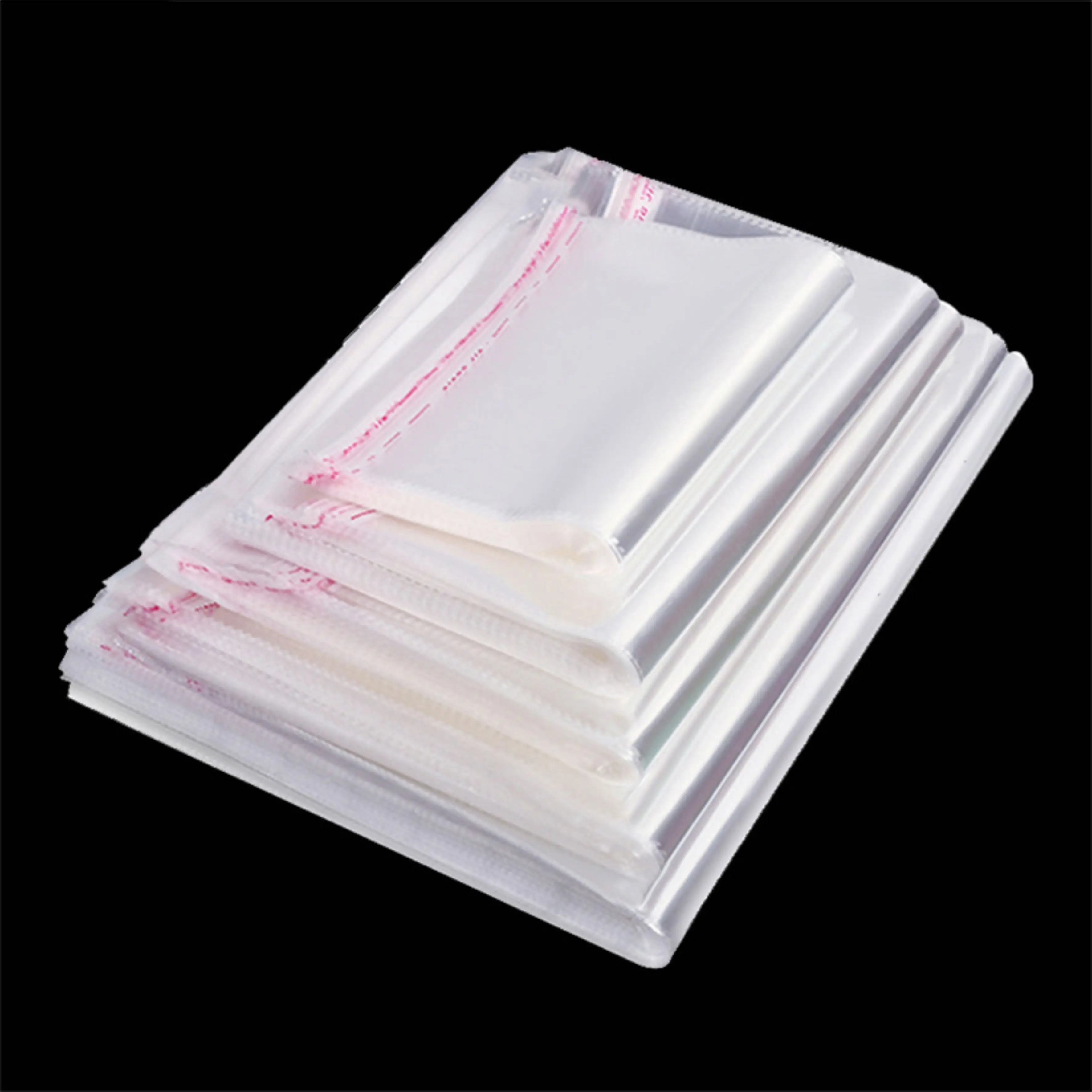 Packaging Bags for Cellophane Candy Garment Clothing, Self Seal Adhesive BOPP PP Opp Poly Plastic Cello Packaging Bags, Customiz