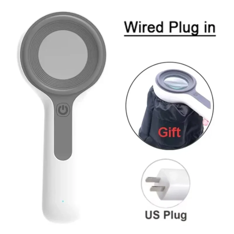 مصباح وودز تحليل الجلد بالأشعة فوق البنفسجية لاختبار فحص الجلد آلة محلل التشخيص الطبي العناية بالجمال الشخصي