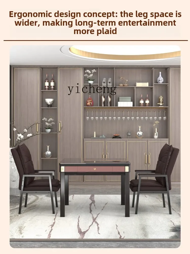 b2 Automatic Home Smart Dining Table Dual-purpose Silent Electric Mahjong Table integrated Automatic Four-port Mahjong Table
