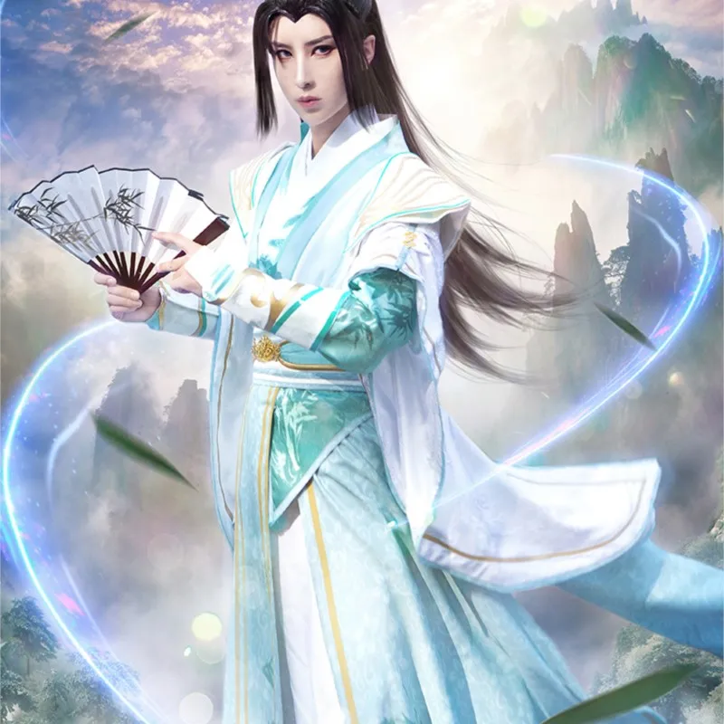 Shen Qingqiu Cos Kostuum Zelfreddingssysteem Cosplay Pak Mannen En Vrouwen Stijl Han Chinese Kleding