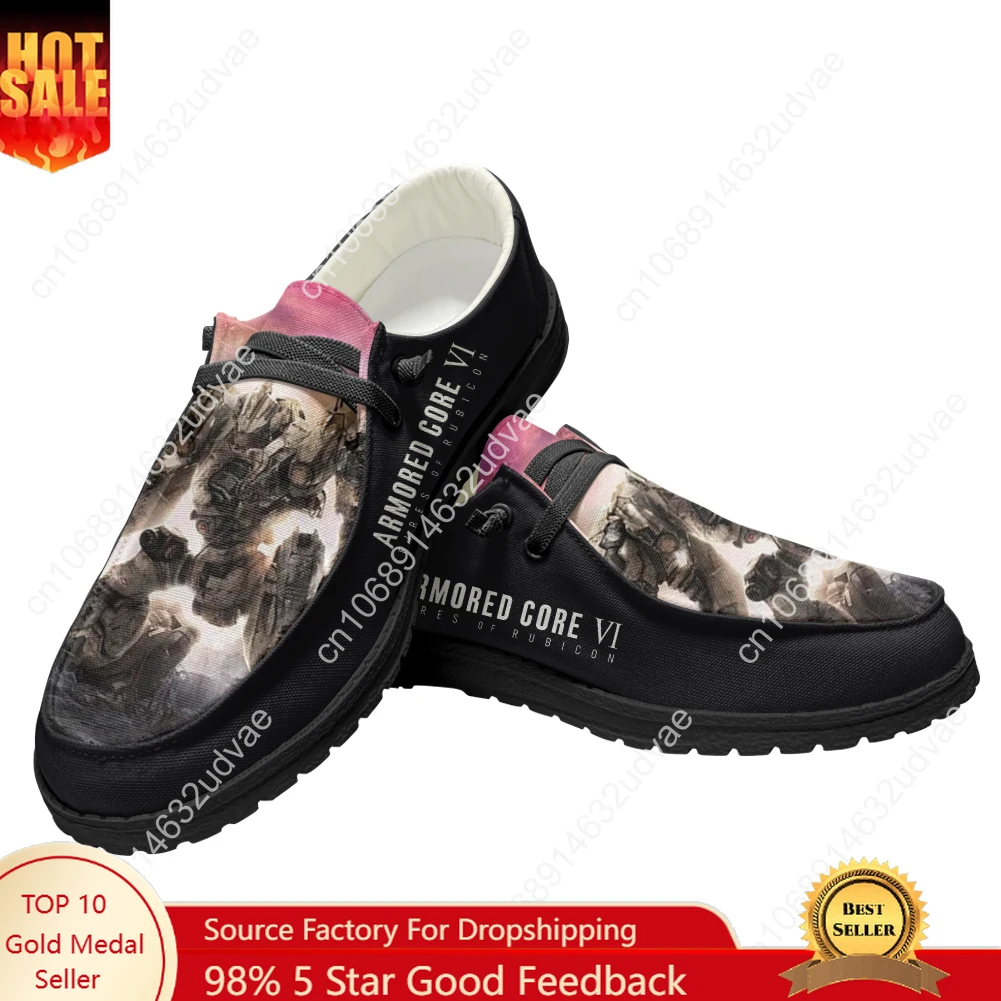 

Armored Core VI Fires of Rubicon Casual Shoes Flat Shoe Men Woman Breathable Casual Lightweight Footwear Couple Custom Made Shoe