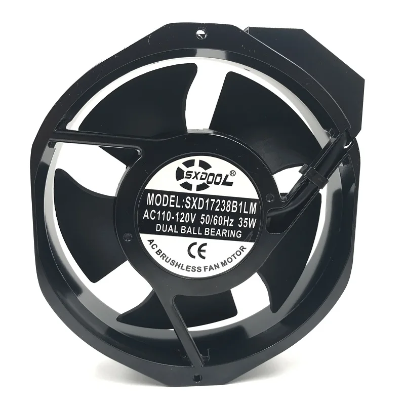 Imagem -02 - Brand Novidades Sxdool Sxd17238b1lm 17238 110v Ventilador 35w Ventilador de Resfriamento de Caixa 192 228cfm 2400 2800rpm