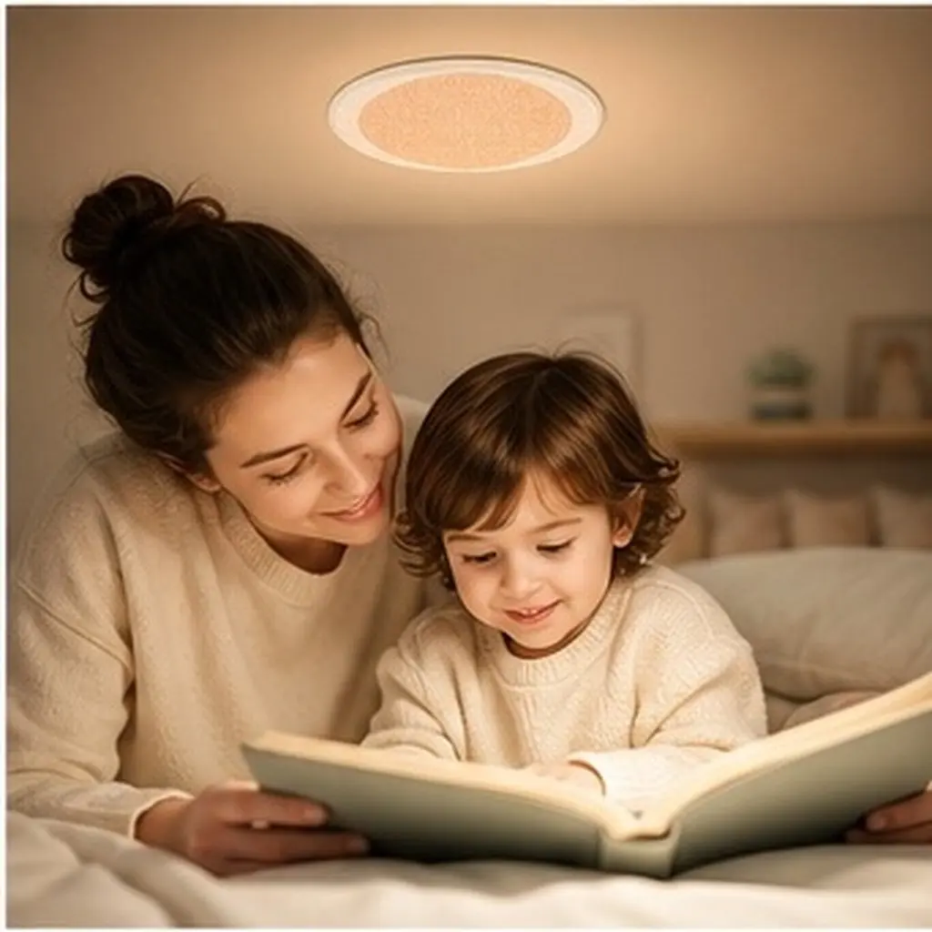 2pcs Dazzling Proof Diffuser Lampshade for Ceiling Lamps – Soft Light Nursery Bedroom Downlight Cover, Heat Resistant