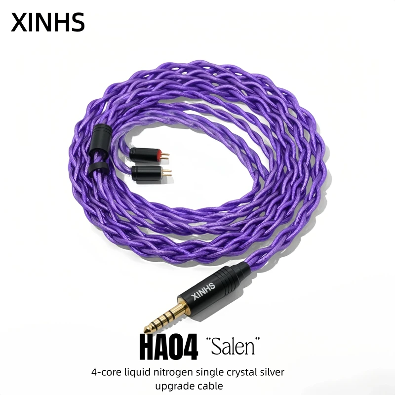 

XINHS HA04 Salem Litz Construction HiFi кабель для обновления наушников 0,78 мм MMCX для MK4 Legacy2 Blessing3 вариации