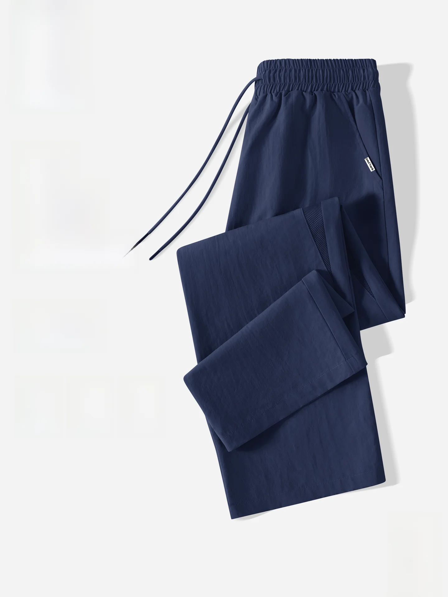 

Мужские летние тонкие американские брюки прямого кроя синего цвета, дышащие, с охлаждающим эффектом, повседневная спортивная одежда