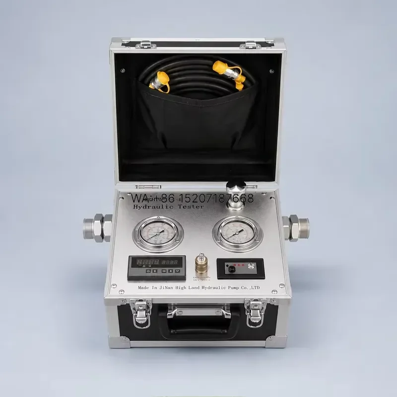 Wmwmnu High Accuracy Portable Oil Hydraulic Flow Meter Tester Testing