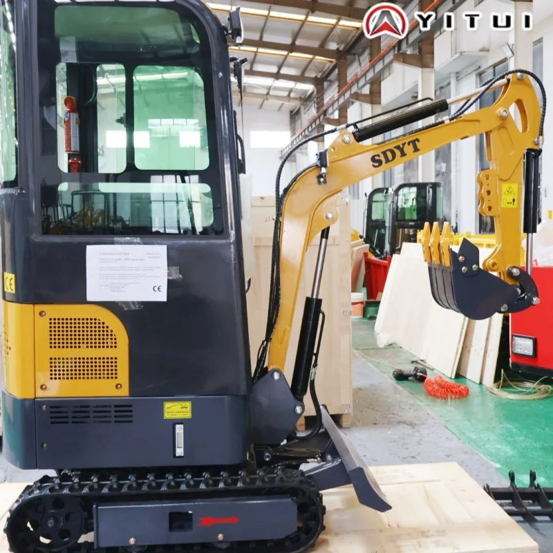 حفارة صغيرة مخصصة مع محرك كوبوتا - حفارة صغيرة مخصصة جاهزة لسوق الاتحاد الأوروبي للمنزل/التجاري