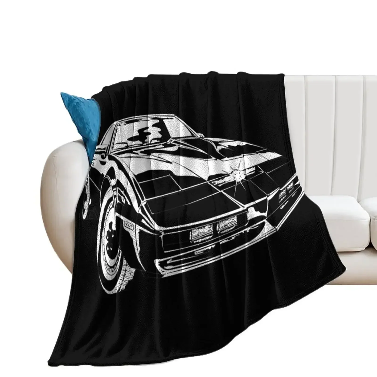 Knightrider K.I.T.T. Throw Blanket Luxury Brand Decoratives Soft Beds Thermals For Travel Blankets