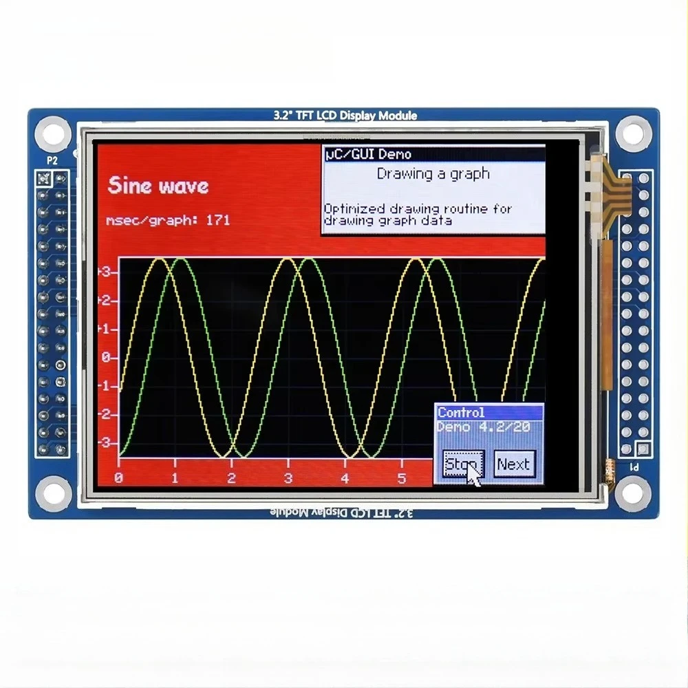 Waveshare 16498 3.2 inch TFT LCD Touch Screen Display HY32D 320*240 XPT2046 Controller LCD Controller ILI9341 Replace ILI9325
