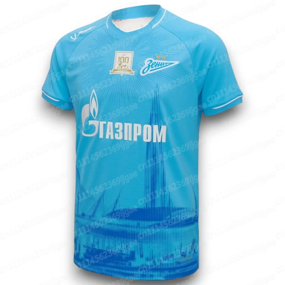 Zenit, St. Petersburg, Russland Fußballtrikot Blaues Fußball-T-Shirt Atmungsaktives Sport-Oberteil Geeignet für Fans und Familien – Detail 7