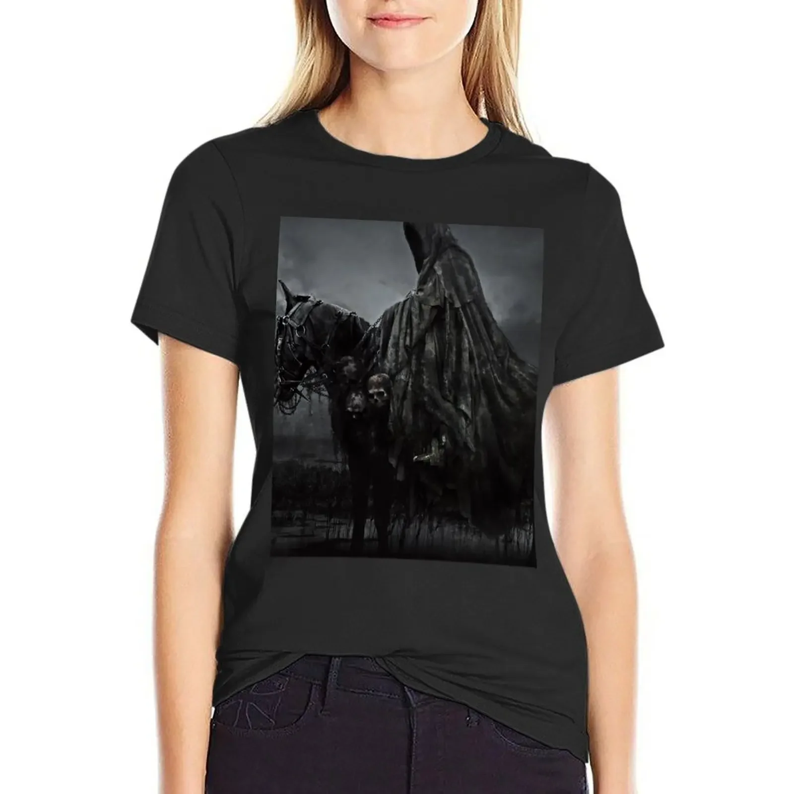 

nazgul- Witch-king of Angmar T-Shirt Aesthetic clothing sublime anime t shirt dress Women
