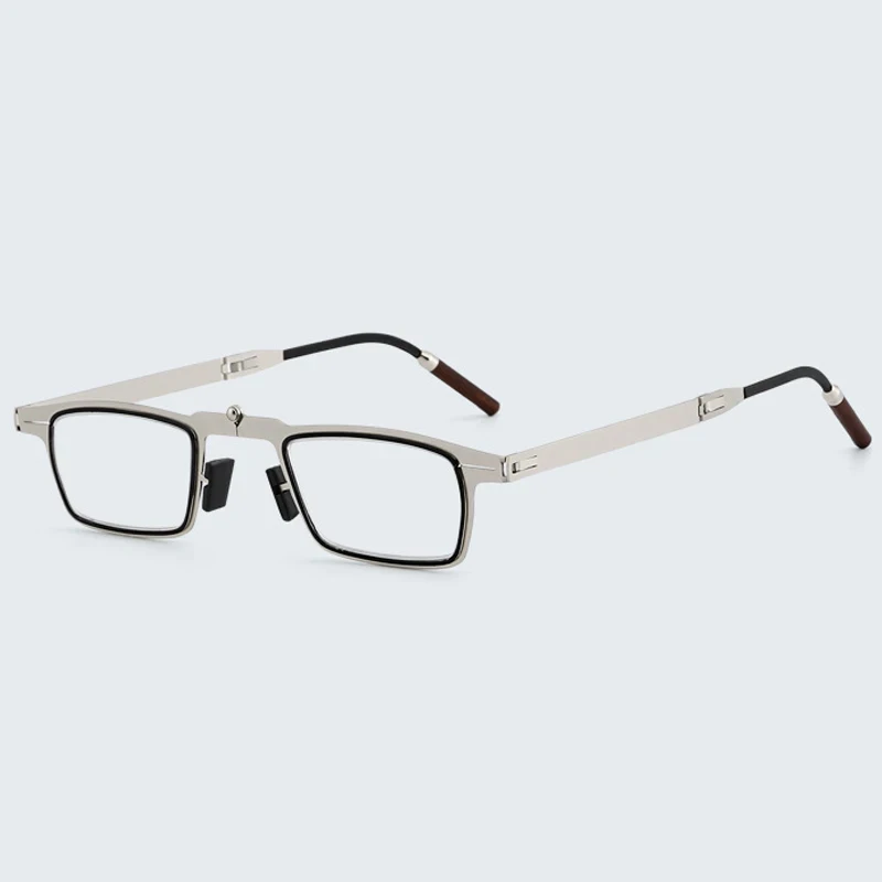 2025, Handyhalter, zusammenklappbar, Lesebrille, Anti-Blaulicht, verschreibungspflichtiges Glas, tragbare Brille mit Etui, Dioptrien +1,0 bis +4,0 – Detail 6