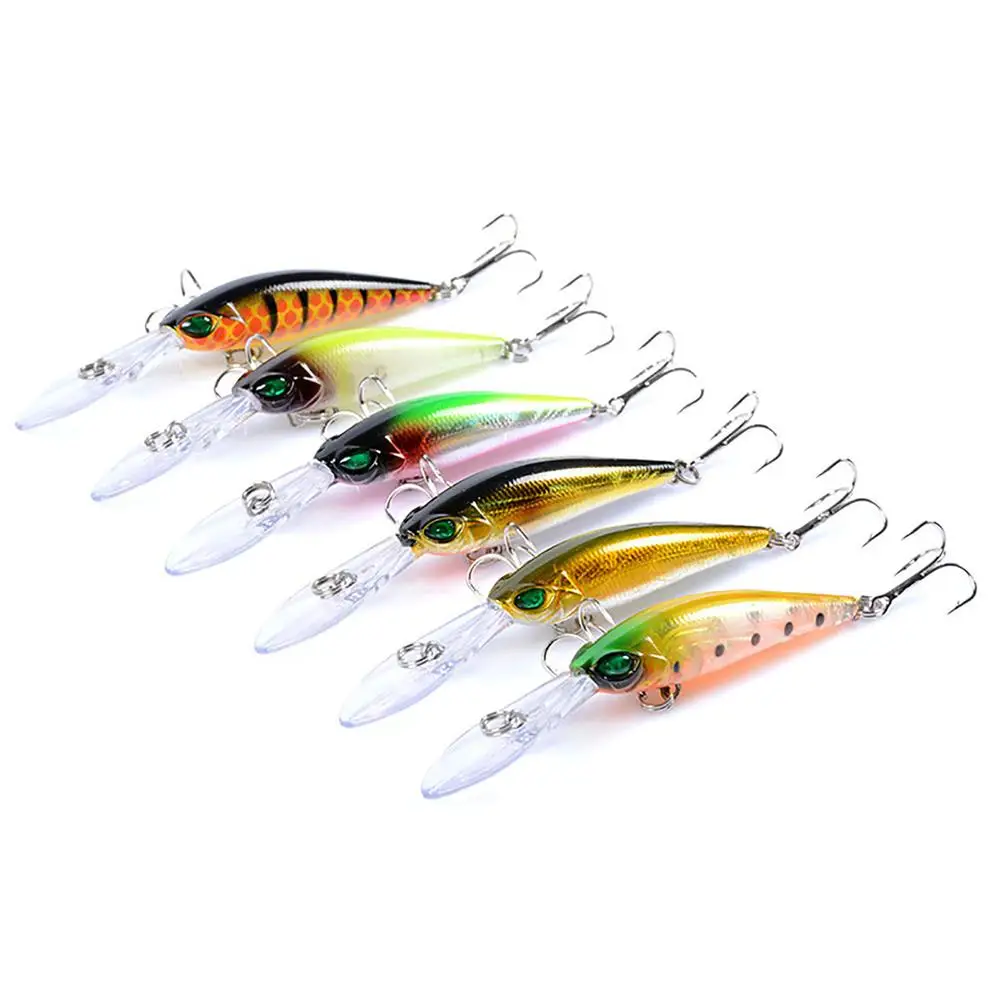 

New Fishing Lures 9.4cm 6.2g Sinking Minnow Bait Japan Fishing Hard Lures With Treble hook Wobblers For Fishing Bass Trout Carp