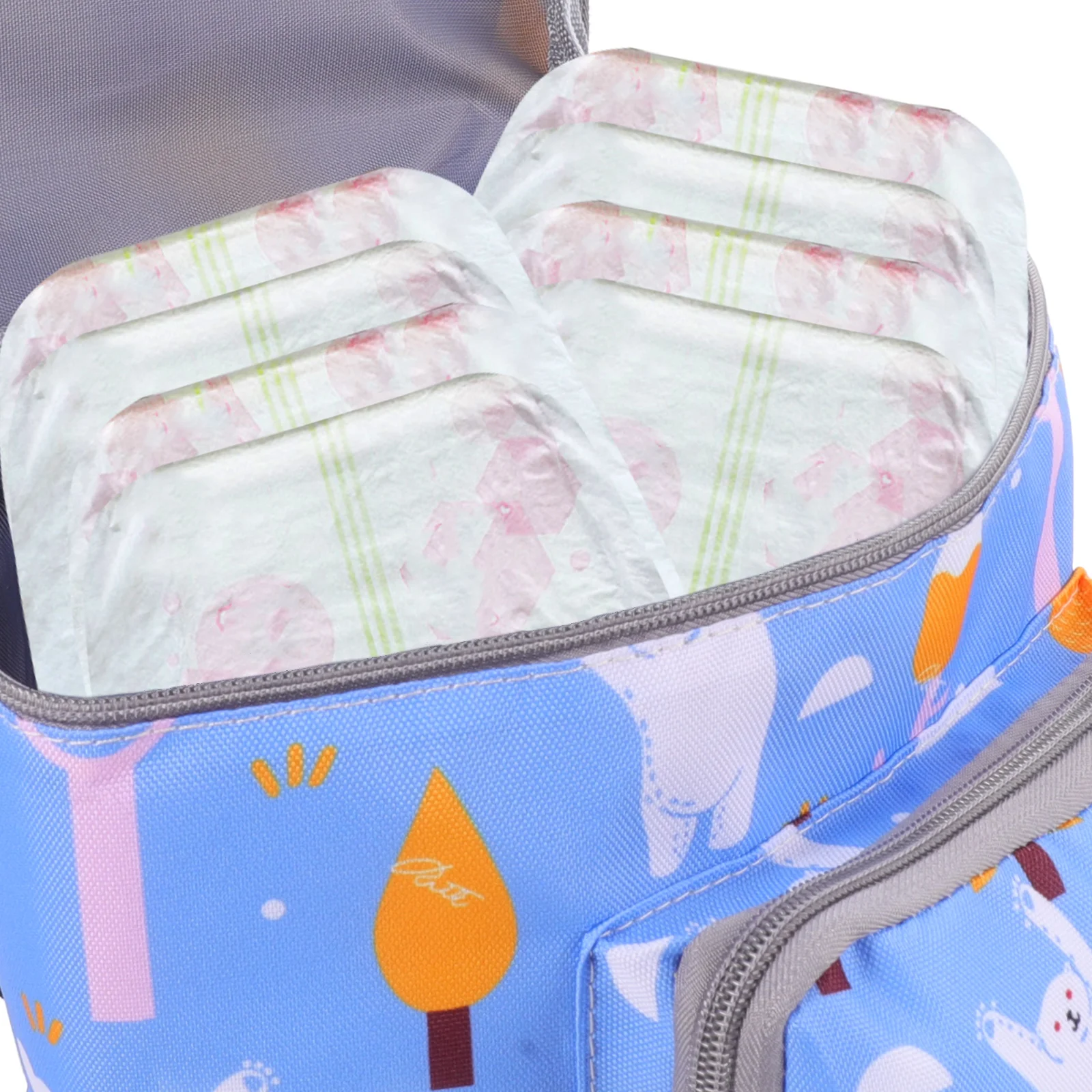 

Сумка для детских подгузников, подвесной органайзер, портативная дорожная сумка для хранения, сумка для детских товаров, гладкая молния, прочная связывающая веревка для детей