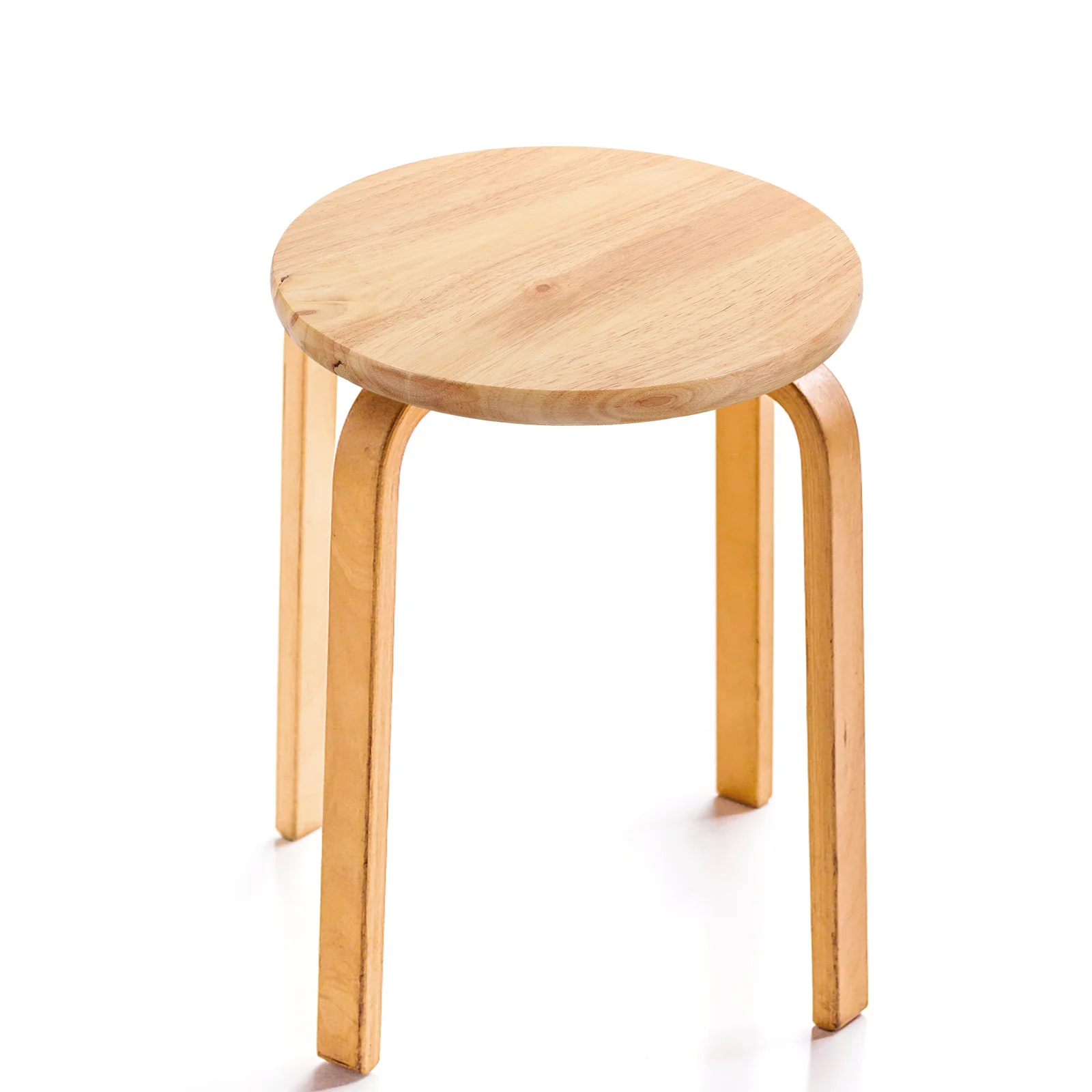 Substituição redonda de assento de fezes de madeira fácil limpeza decoração de casa presente prático durável anti risco deformar capa de assento de fezes redondas