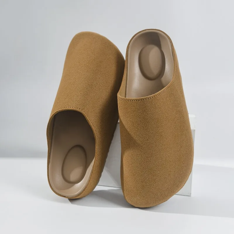 

Large Size Wrapped Slippers Round Toe Deep Mouth Soft Sole Anti-Slip Wear-Resistant Flats