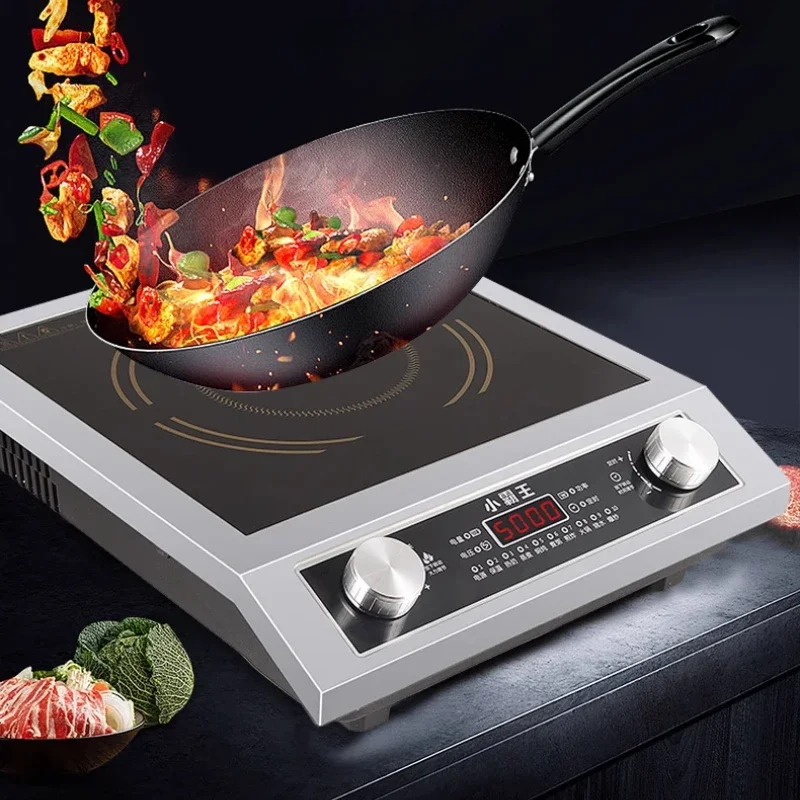 Household kitchen induction cooker new 5000W stir-fry high-power integrated waterproof power-saving and high firepower new model