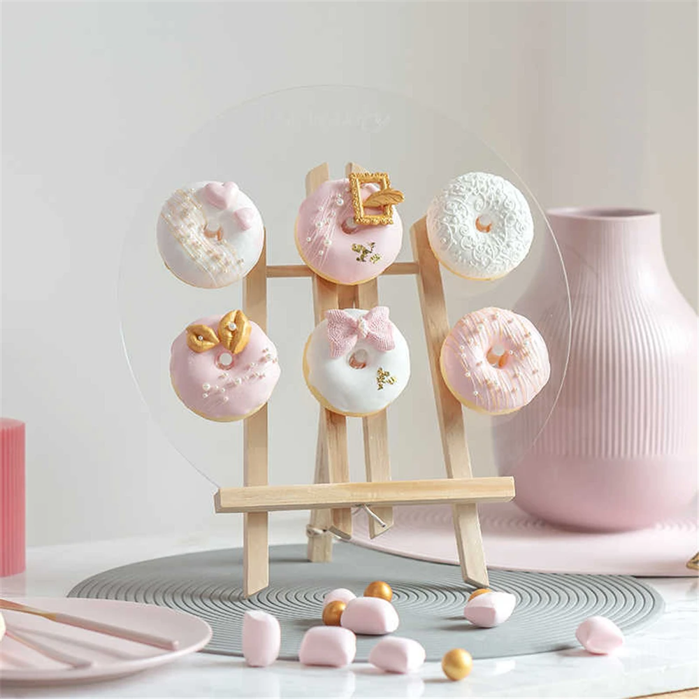 

doughnut artificial desserts for decorations wedding party supplies food model artificial bread simulation fake cake donut
