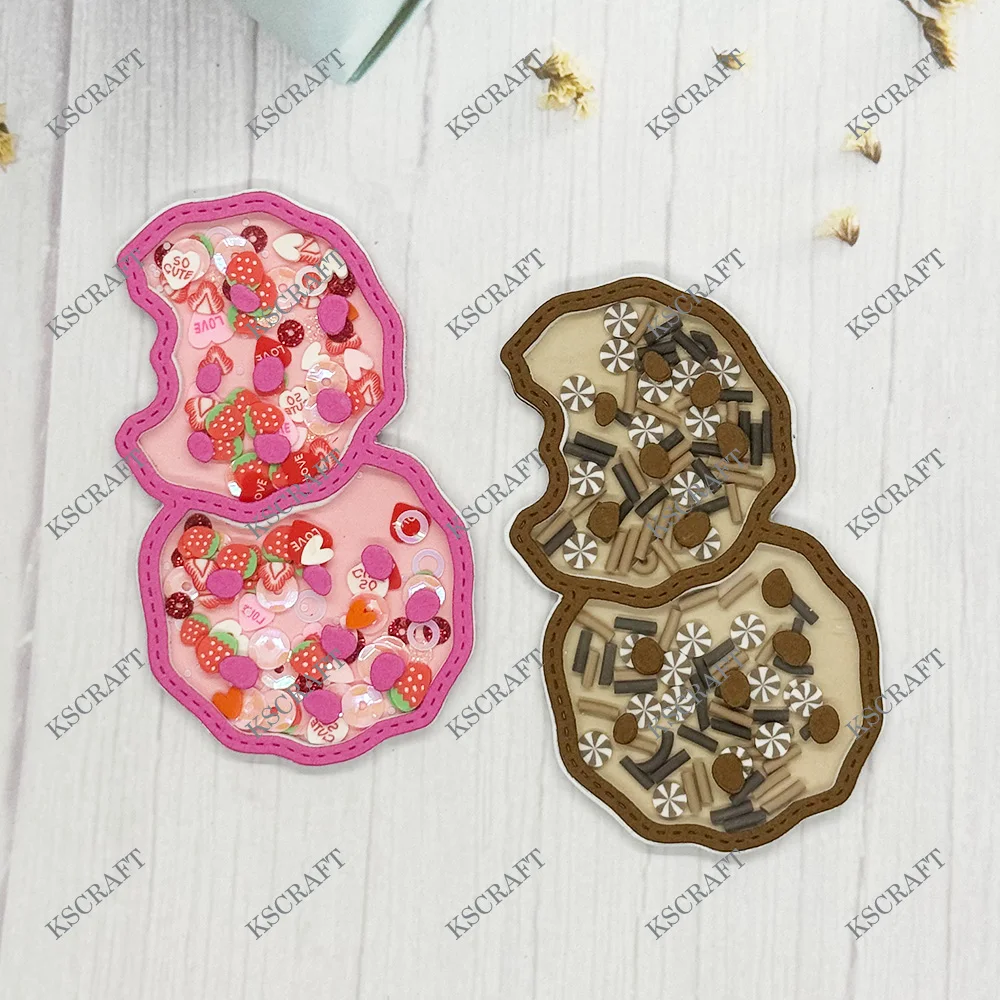 KSCRAFT Cookies Shaker Cutting Dies Stencils for DIY Scrapbooking Decorative Embossing DIY Paper Cards
