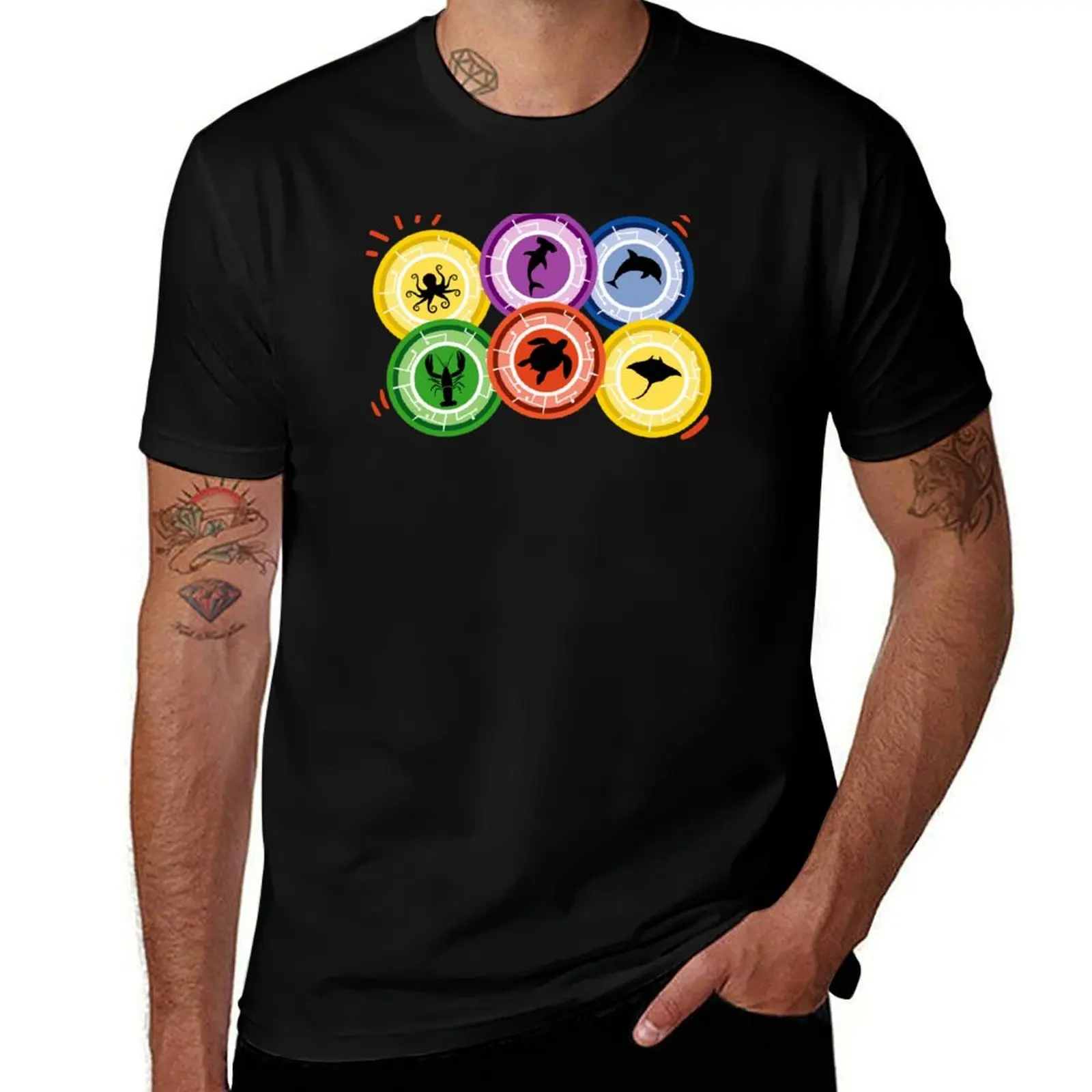 Wild Kratts Creature Power discs: Ocean Edition T-Shirt Big Size Simple T-Shirt