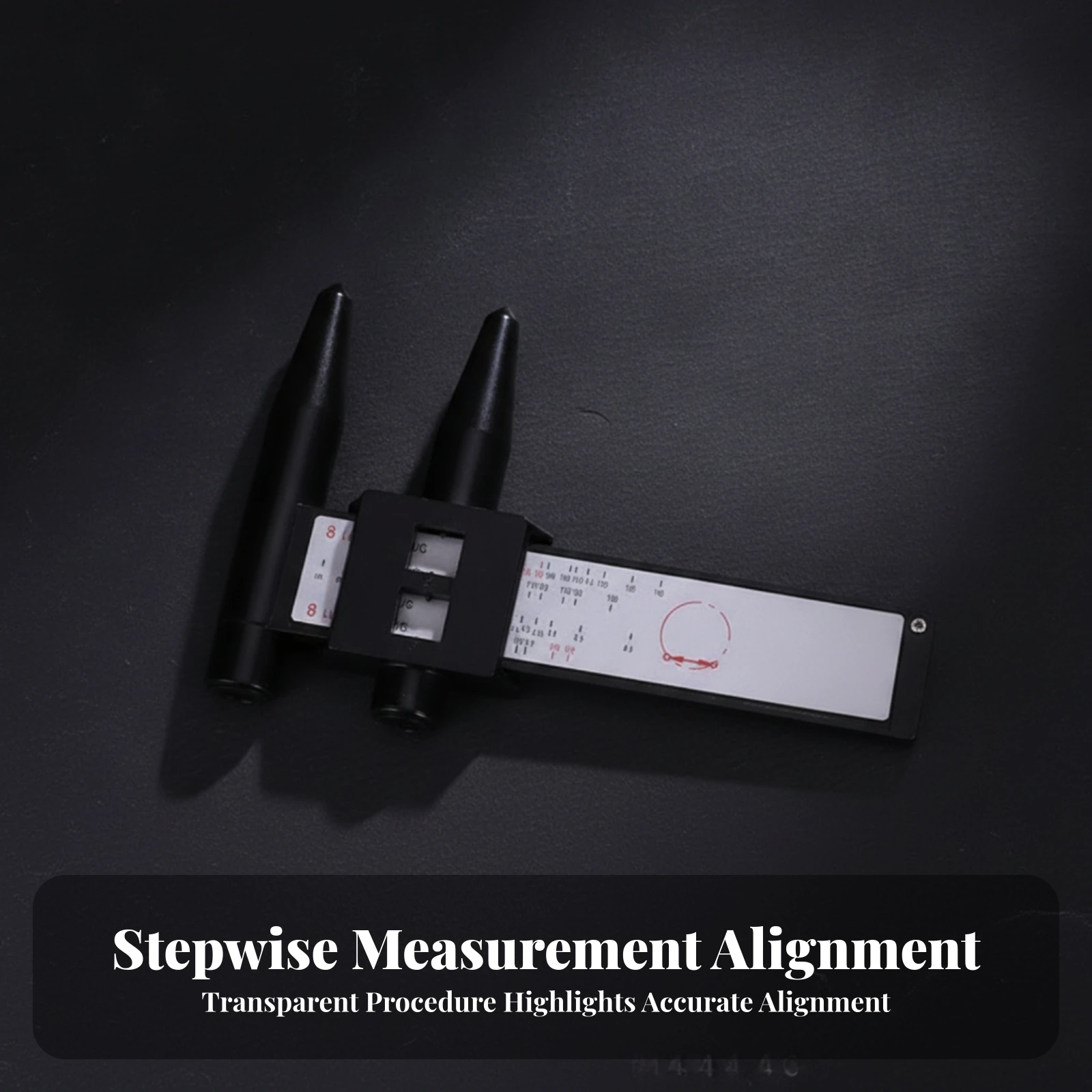 Wheel Bolt-Pattern Caliper Accurate PCD Measuring Caliper Wheel Bolt Pattern Measuring Tool Reliable Easy to Use for Mechanics