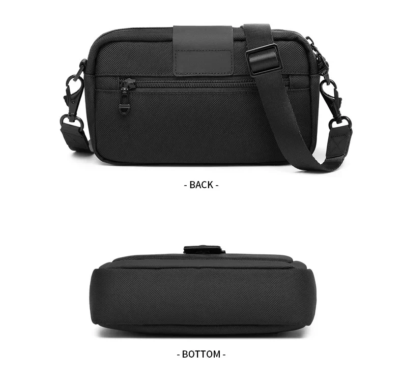 Cross-border Fashion Trendy Mini Waterproof Oxford Fabric Single-Shoulder Men's Crossbody Bag, Chest Bag Мужская сумка Bolsa sac