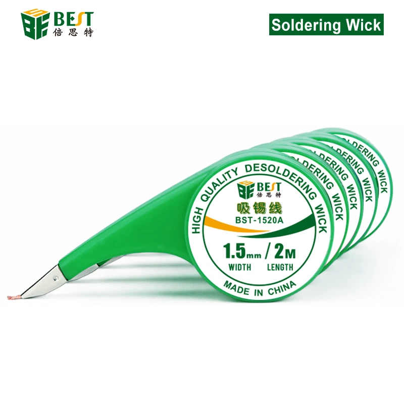 BST 2-meter Anti Scalding and Tin Absorption Tape Suitable for Mobile Phone BGA PCB Welding, Repair, Cleaning Tools