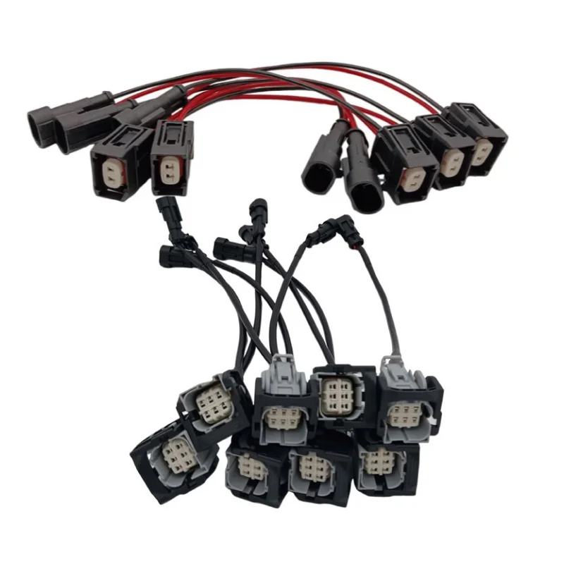 For Denso 2 Pin 6Pin  Intelligent Diesel Injectors Cable Connectors Adapter Wire Smart Plug Connect Wire Harness