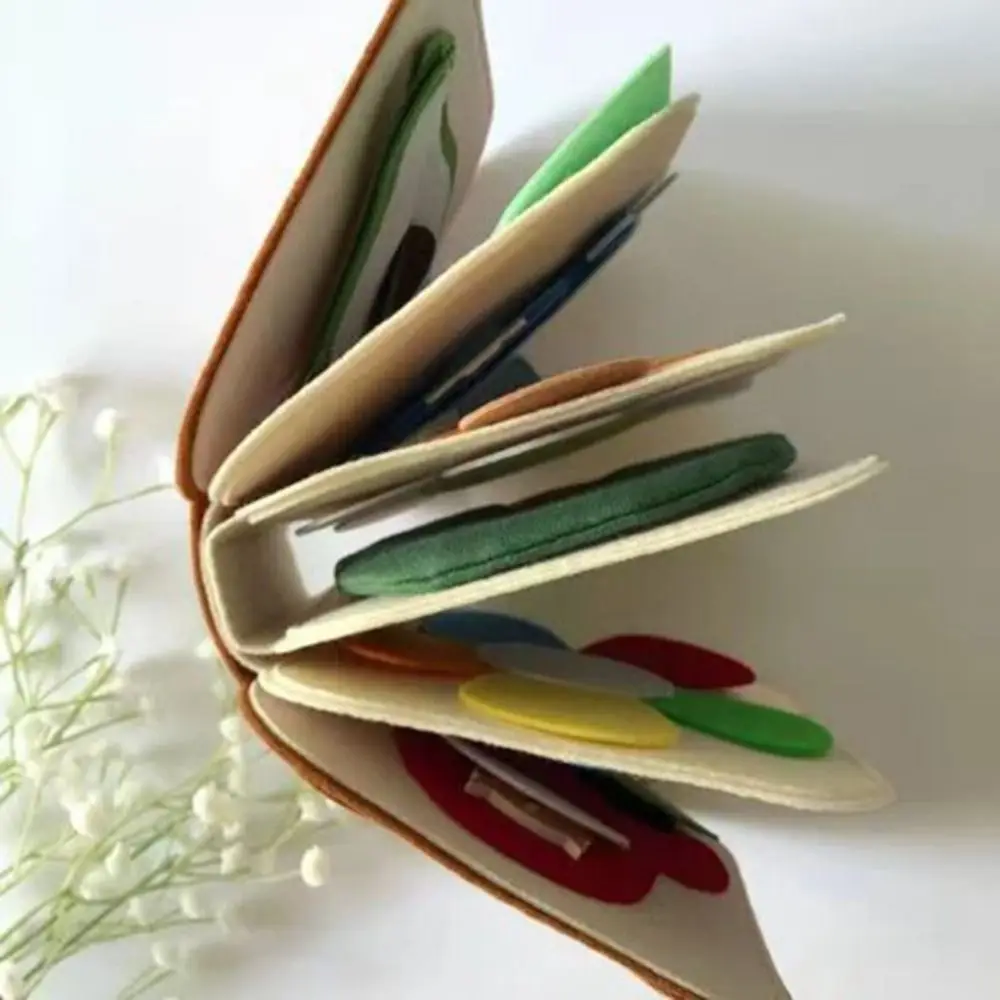 啓蒙ブック ベビー布絵本 親子インタラクティブ布絵本 ソフト漫画パズル布絵本