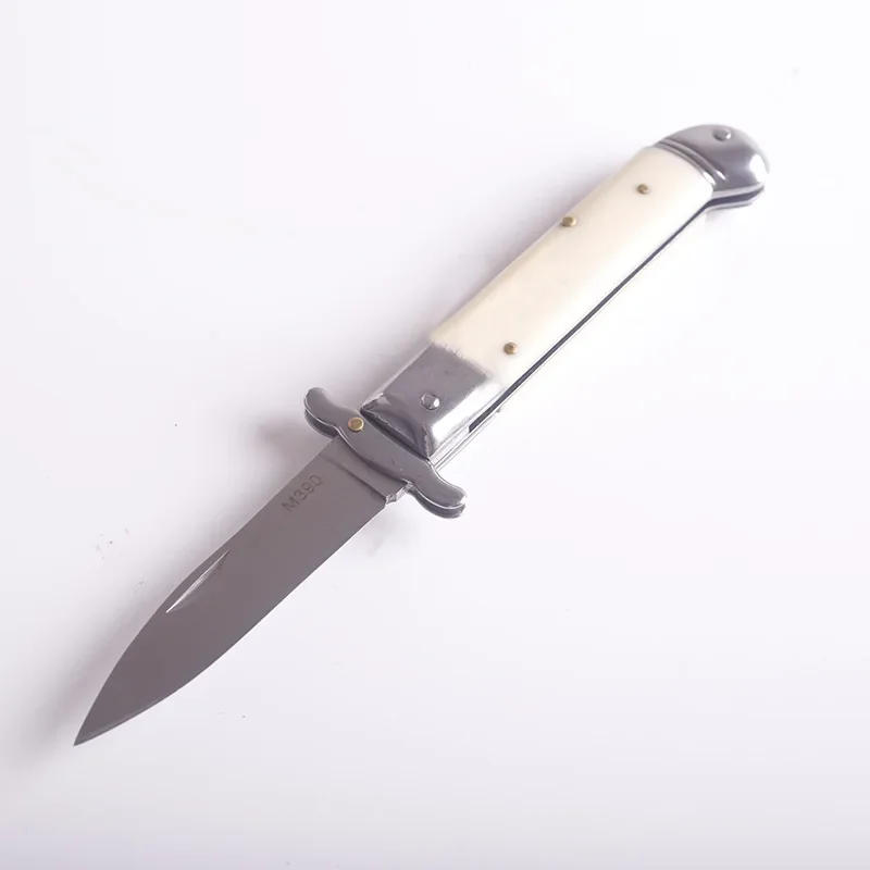 New Outdoor Portable Folding Knife Ox Bone Handle Sharp Camping Anti-Height Hardness Survival Military Multifunctional Knives