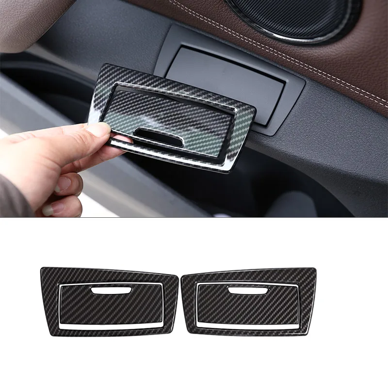 

Для BMW X1 F48 2016-2021: Декоративная накладка на панель пепельницы задней двери из ABS-хрома, аксессуары для стайлинга салона автомобиля