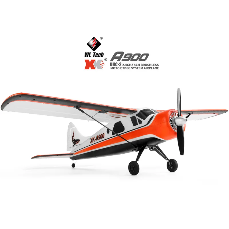 Weili Xk A900 planeador de ala fija de cuatro canales, imágenes 3d/6g, Avión de Control remoto, modelo de juguete, regalo