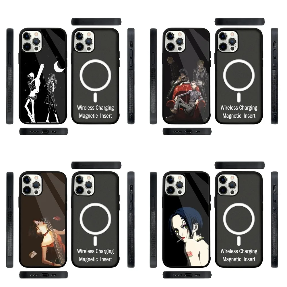 Anime NaNa Osaki Phone Case Strong Magnetic For IPhone 15,14,13,Pro,Max,Plus,11,12,Mini For Magsafe Wireless Charging