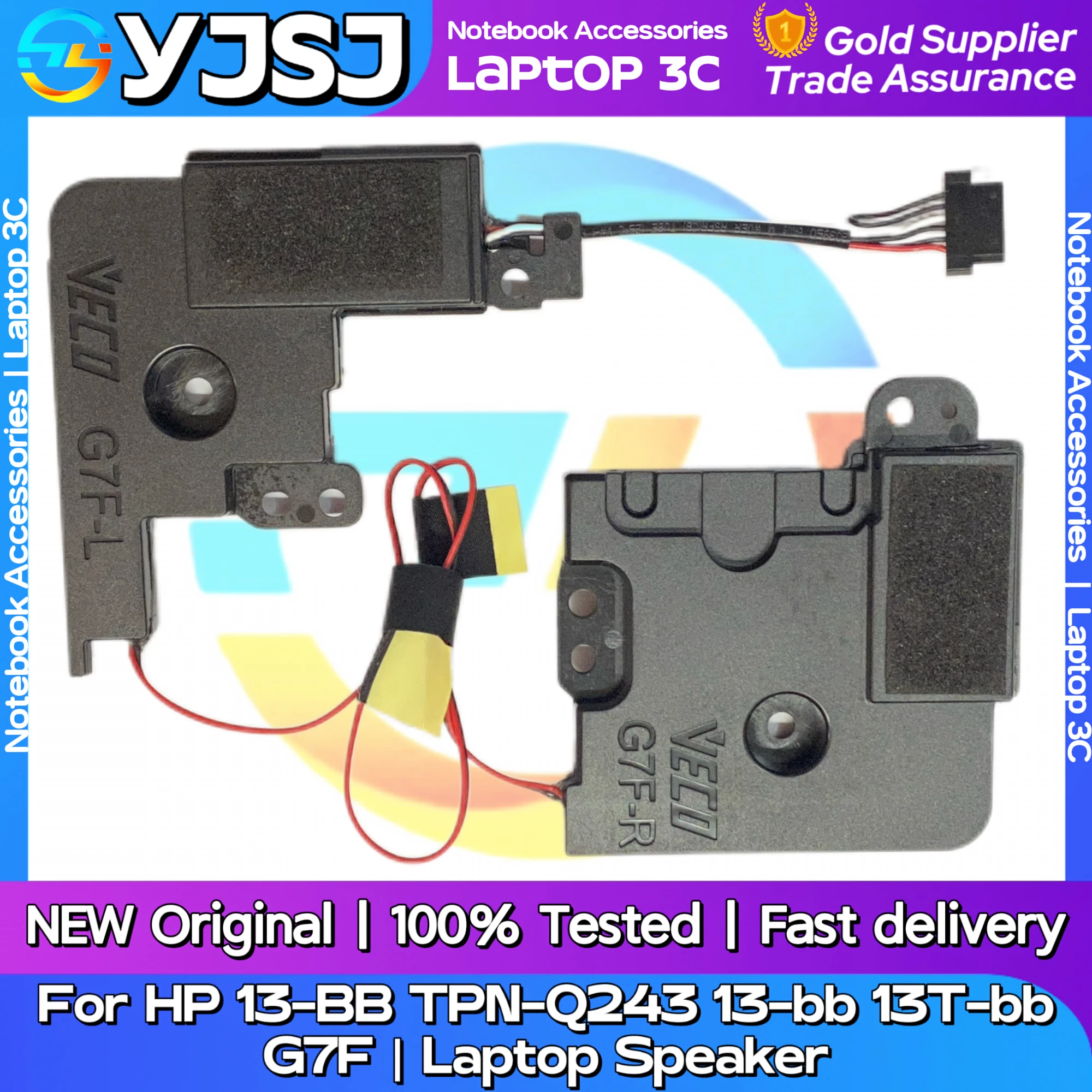 New Original Laptop Notebook Audio Speaker For HP Pavilion 13 13-BB TPN-Q243 Built-in Speaker Horn Audio