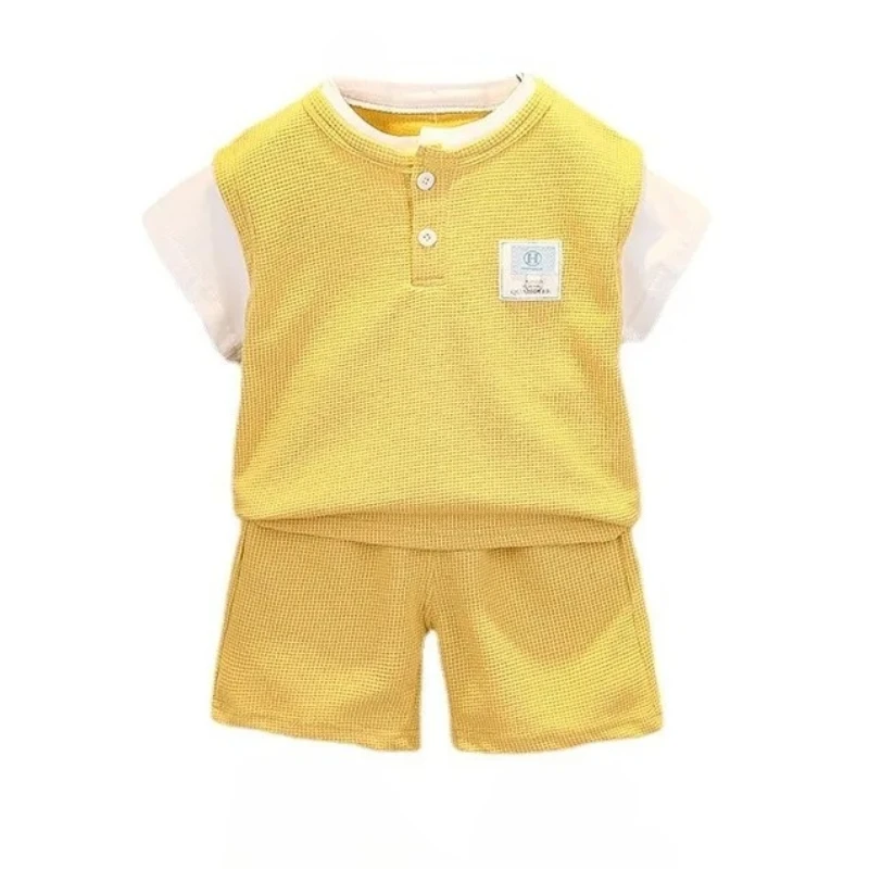 

New Summer Fashion Baby Girls Clothes Suit Children Boys Casual T-Shirt Shorts 2Pcs/Sets Toddler Sports Costume Kids Tracksuits