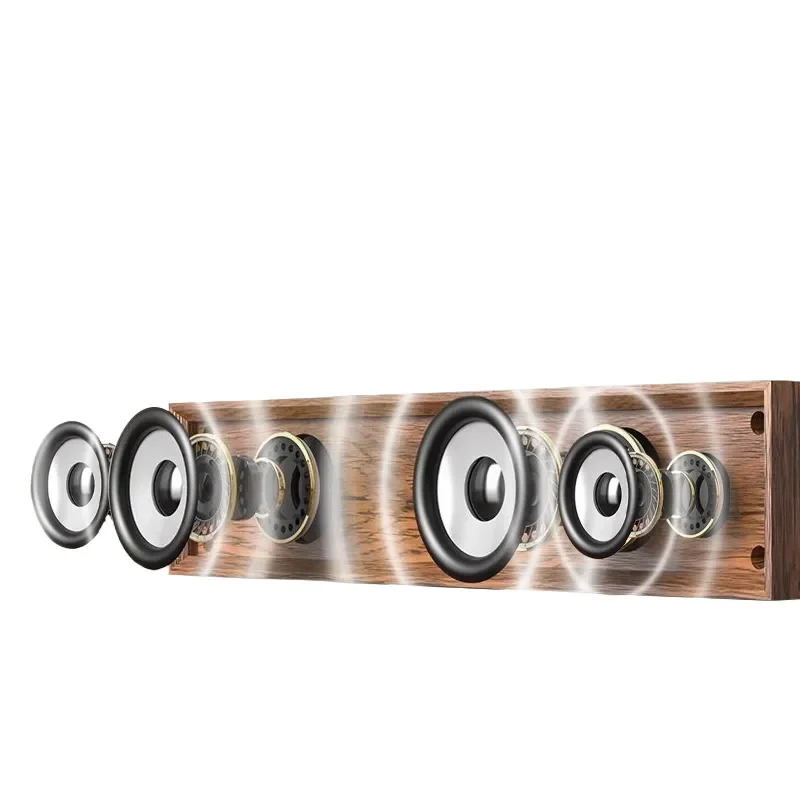 Long Wired Bluetooth Speaker for Computer Laptop Desktop with Dual Drivers Subwoofer Enhanced Bass Audio Sound System