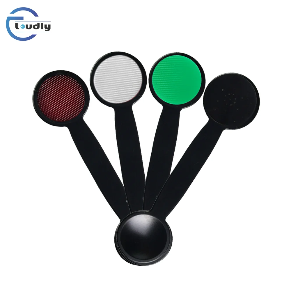 Multifunctional Eye Covering Spoon Red and Green Filter Markov Rod Vision Function Test Low Vision Pinhole Shielding Plate MT-4