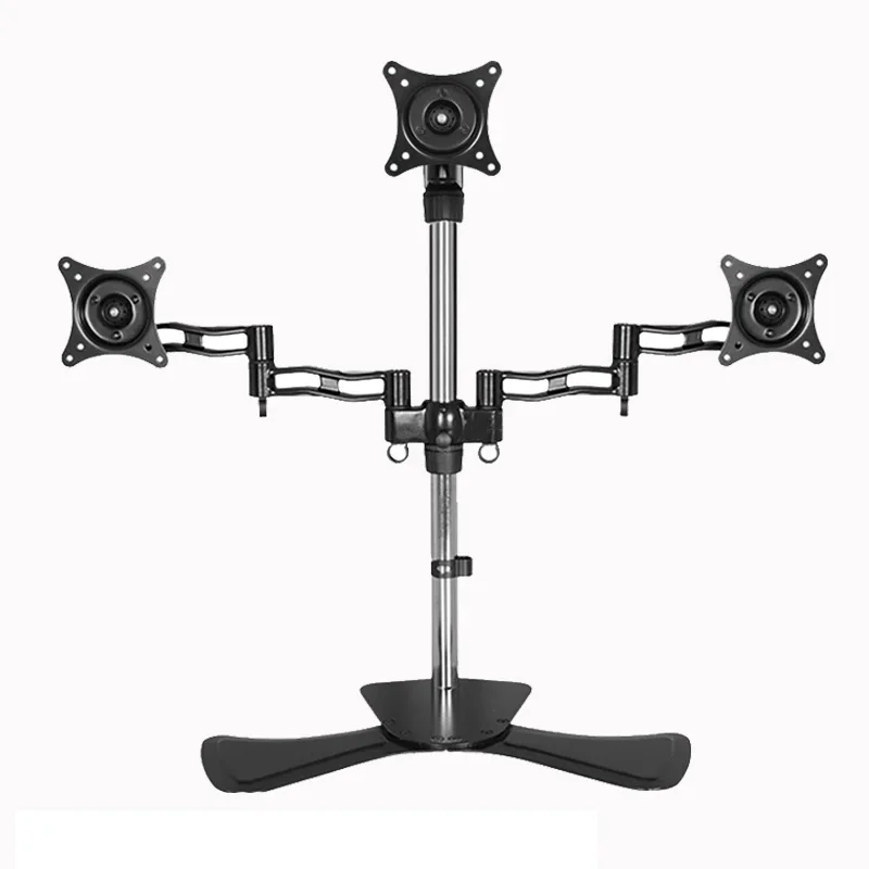 Monitor holder 3-screen splicing multi-angle computer desktop LCD multi-function D08C-1 TV