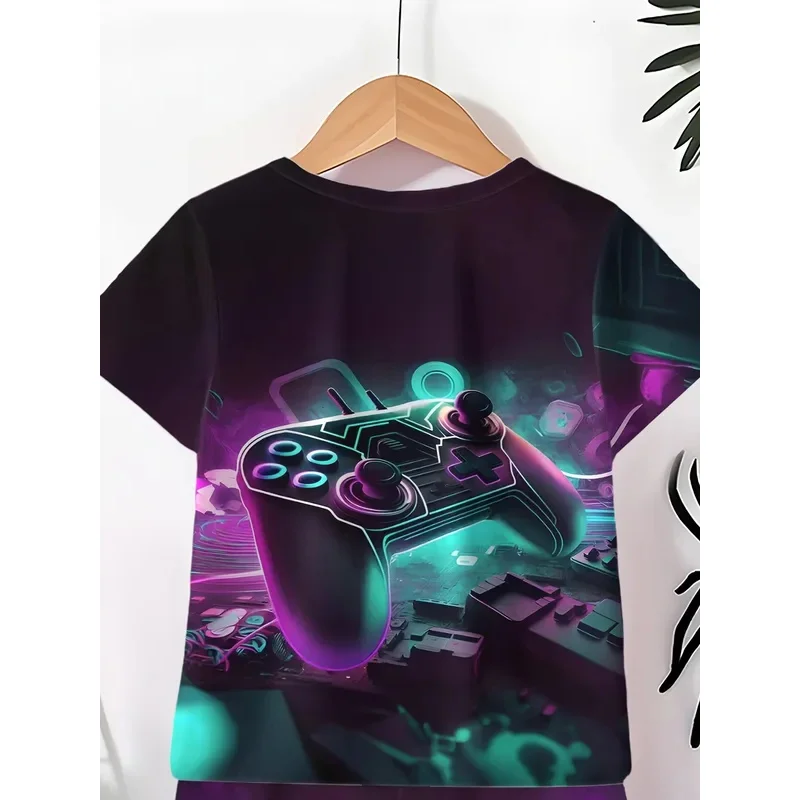 Лето 2029, костюмы для косплея, одежда для девочек, комплект детской одежды, футболка для мальчиков, футболки, топы + шорты, спортивный костюм, комплект для детей