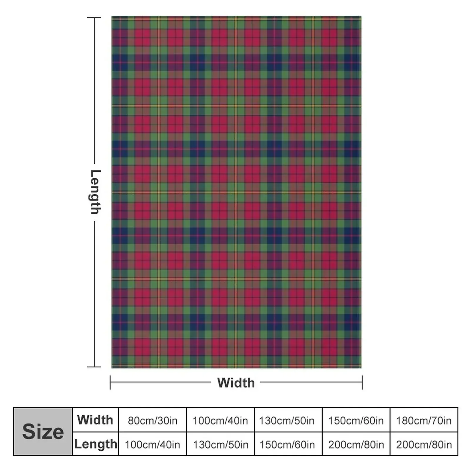 County Clare Irish Tartan Throw Blanket couch cozy soft plush fuzzy picnic outdoor blanket