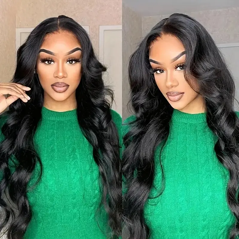 Rosabeauty Body Wave Lace Frontal Wig 13X4 Front Human Hair HD 13X6 Transparent 5X5 Ready To Wear Glueless Wig 250% Density