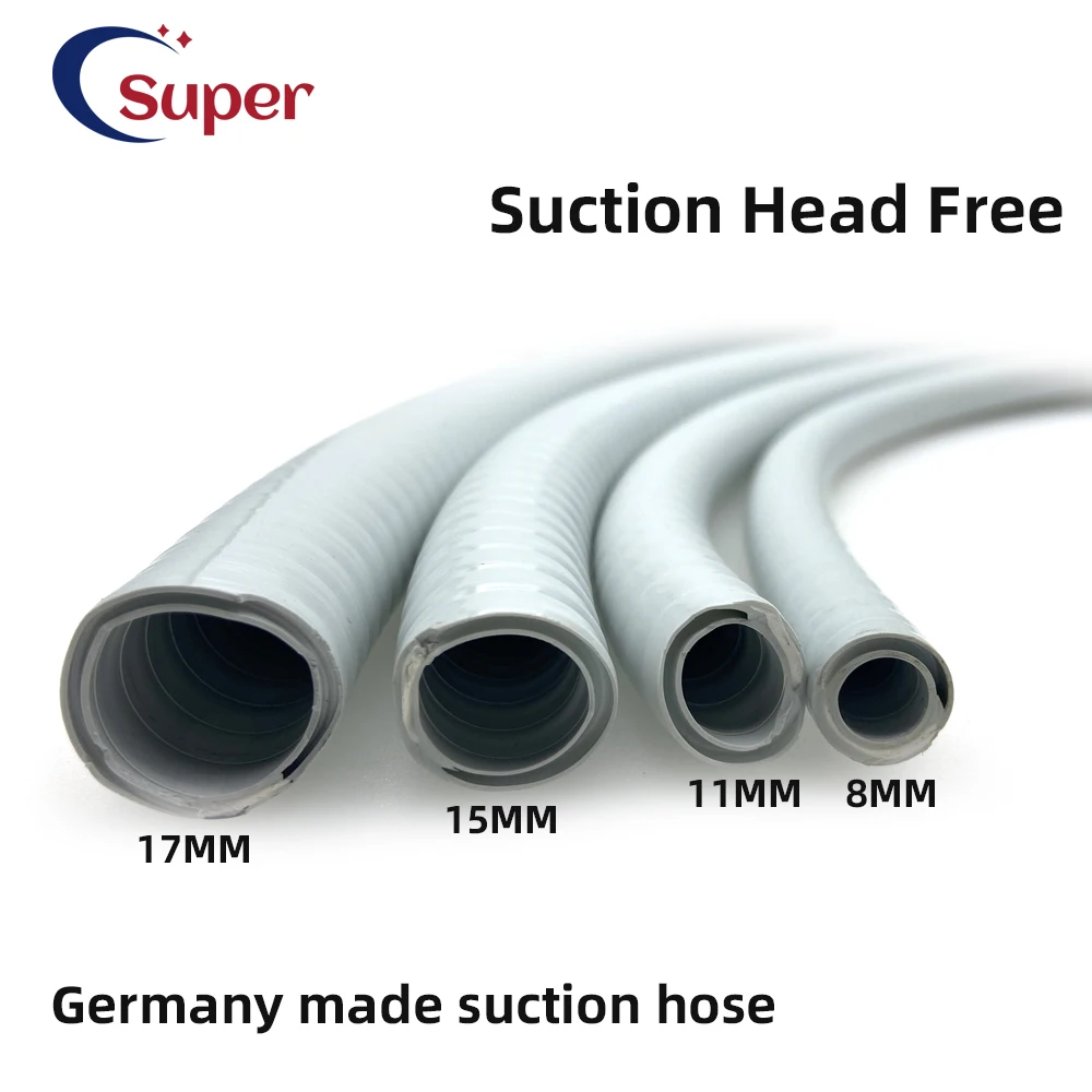 Germany inner17mm15mm11mm8mm Dental Strong Suction/ Weak Suction Tube hose pipe For dental unit kv sirona durr whitening pen