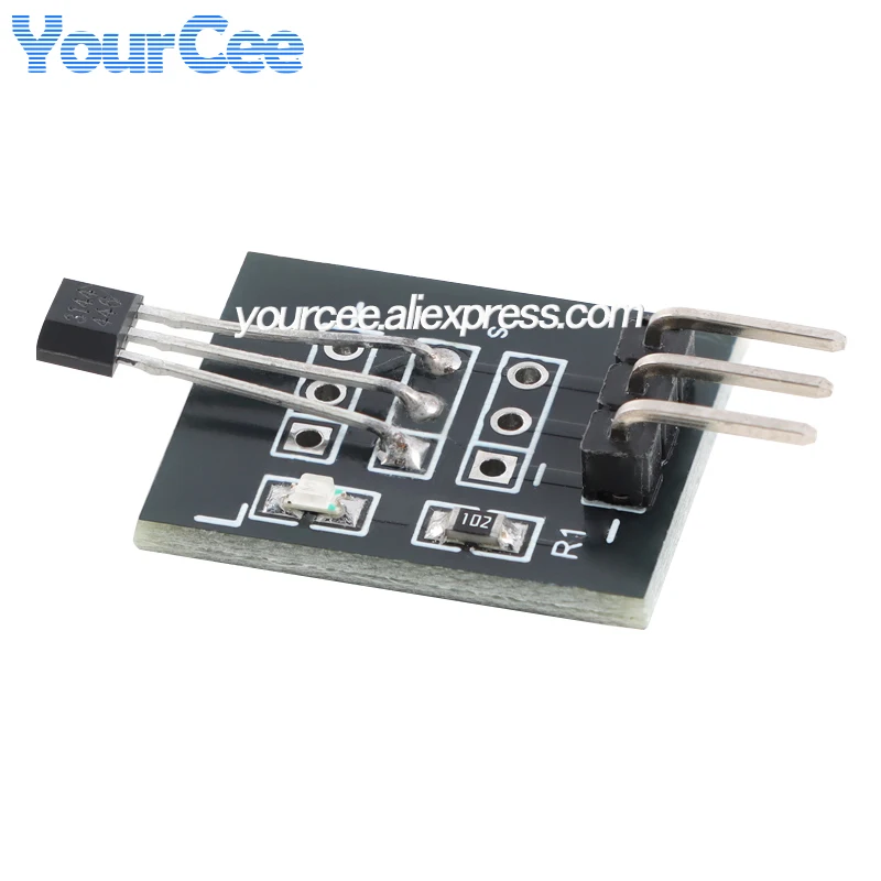 100pcs/5pcs 44E 402 A3144 OH3144 AH3144E A1344EUA-T Hall Effect Sensor High Sensitivity Hall Sensor Motor Large Chip