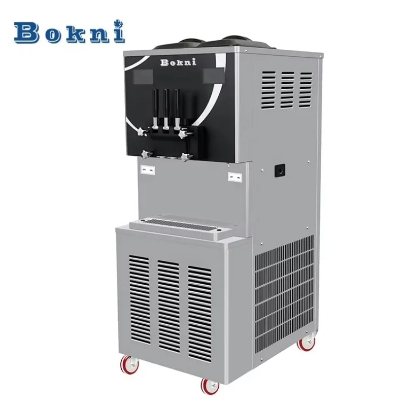 

BOKNI Hot Selling Ice-Cream Machine 10 Year Warranty Soft Serve Ice Cream Machine Sale Double System Ice Machine