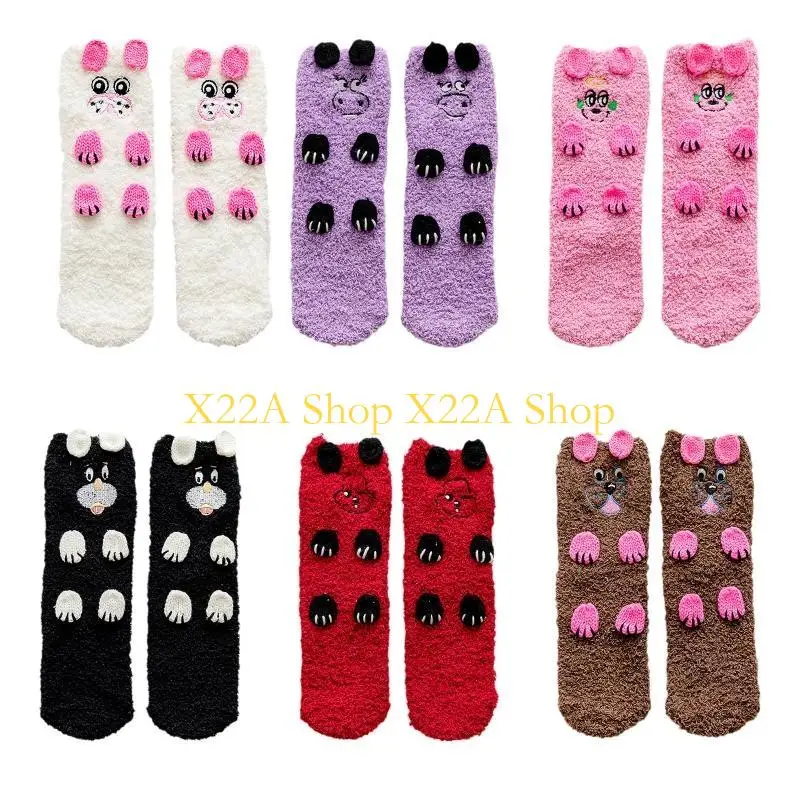 Donne uniche Coral Fuzzy Calzini Scilla