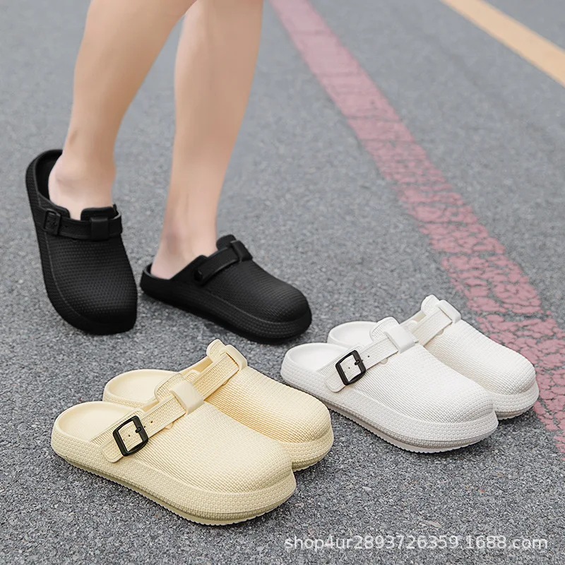 

Couple's Summer Platform Sole Clogs & Slippers–Breathable Waterproof Sandals Non-Slip Cloud EVA Slides for Beach & Outdoor
