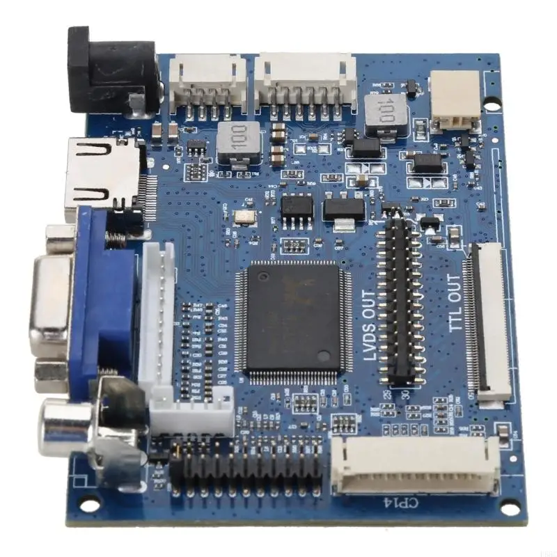 F68C AT070TN90 92 94 TTL LVDS CONTROLLER PLACA COMPATÍVEL VGA 2AV 50PIN LCD