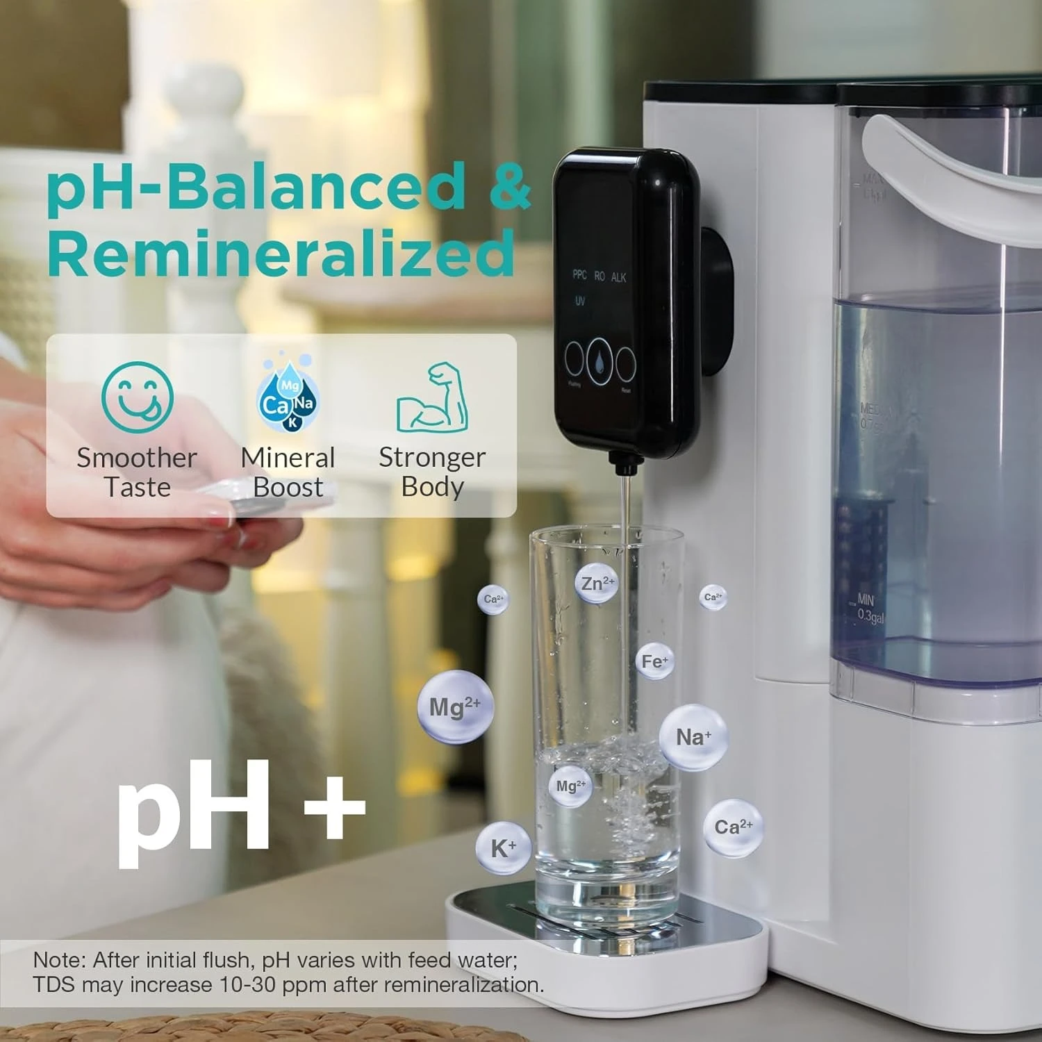 

Y9A УФ-статочный фильтр для воды обратного осмоса, щелочная эпиляция, 6-ступенчатая очистка 300 GPD, прямые продажи с фабрики